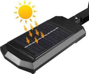 Aptel Wisząca LAMPA Solarna LED 300W natynkowa + pilot zdalnego sterowania ZD96 5