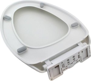 Deska sedesowa Aptel Wolnoopadająca DESKA Sedesowa z Klapą WC Uniwersalna biała AG600 3
