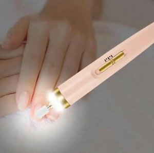 Aptel Poręczna FREZARKA do Paznokci + frezy różowa DA127 6