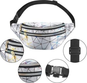 Aptel NERKA Biodrówka z regulowanym paskiem 86-112cm srebrna BQ58A 3