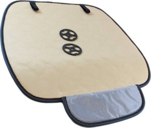 Aptel Wygodny POKROWIEC na przedni fotel samochodu 50x52cm beżowy AG833B 2