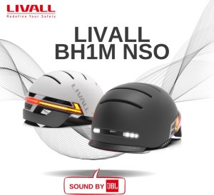 Livall Kask Miejski Livall BH51M NSO Sound by JBL Bluetooth LED M (BH51NSO-M-GRY) 9