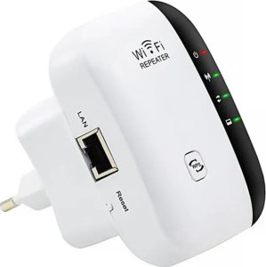 Access Point Aptel REPEATER Wzmacniacz Sygnału WLAN 2,4GHz sieciowy + kabel biały AK339 2