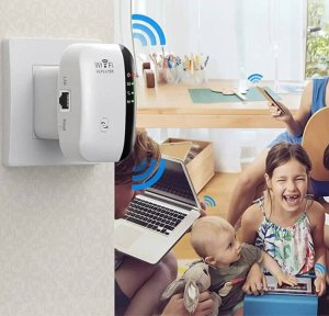 Access Point Aptel REPEATER Wzmacniacz Sygnału WLAN 2,4GHz sieciowy + kabel biały AK339 7