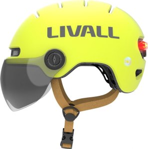 Livall Kask Miejski Livall L23 z Szybką Czujnikiem Upadku SOS i LED (L23-M-BLK) 6