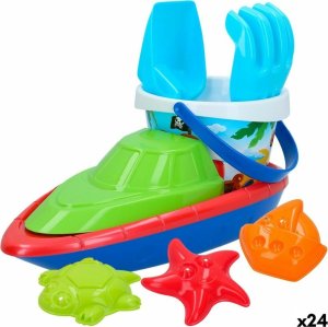 Colorbaby Zestaw zabawek plażowych Colorbaby 8 Części Statek polipropylen (24 Sztuk) 1