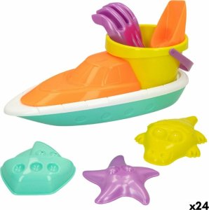 Colorbaby Zestaw zabawek plażowych Colorbaby 7 Części Statek polipropylen (24 Sztuk) 1