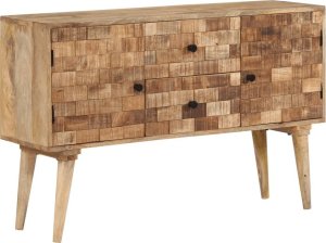 vidaXL VidaXL Sideboard 43.3"x11.8"x27.6" Solid Wood Mango 1