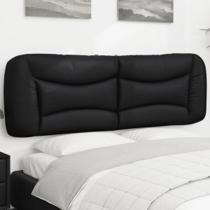 vidaXL VidaXL Headboard Cushion Black 60.2" Faux Leather 1