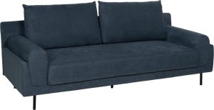 Bigbuy Home Kanapa 3-osobowa Niebieski Drewno 216 x 86 x 90 cm 1