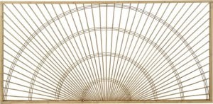 DKD Home Decor Zagłówek do łóżka DKD Home Decor Brązowy Rattan (160 x 3 x 80 cm) 1