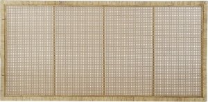 DKD Home Decor Zagłówek do łóżka DKD Home Decor Brązowy Rattan (160 x 3 x 80 cm) 1