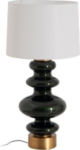 Bigbuy Home Lampa stołowa Biały Czarny Złoty Szkło 60 W 220-240 V 38 x 38 x 76 cm 1