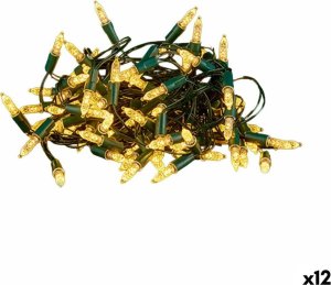 Lampki choinkowe Krist+ Girlanda z Lampkami LED Żółty 900 x 10 x 2 cm (12 Sztuk) 1