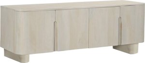 Bigbuy Home MebleTV Biały Drewno mango 140 x 40 x 58 cm 1