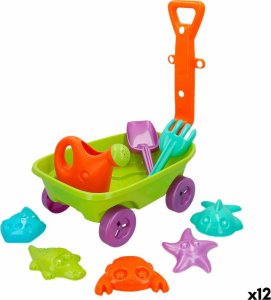 Colorbaby Zestaw zabawek plażowych Colorbaby Taczka polipropylen (12 Sztuk) 1