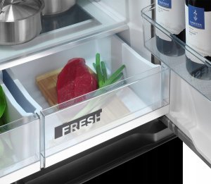 Lodówka Concept Lodówka Multidoor Quattro BLACK LA8383bc 5