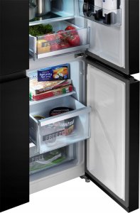 Lodówka Concept Lodówka Multidoor Quattro BLACK LA8383bc 9