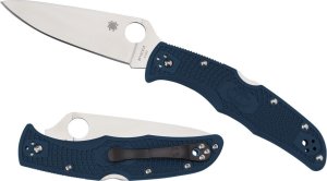 Spyderco Spyderco ENDURA 4 FRN BLUE K390 PLAIN C10FPK390 1