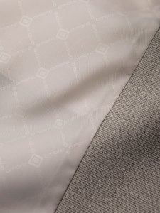 Ombre Męska elegancka marynarka z dekoracyjnymi guzikami na mankietach -  beżowa V3 OM-BLZB-0114 XXL 8