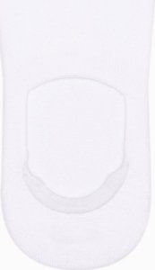 Ombre Skarpety męskie stopki 4-pak - biało-granatowe OM-SOSS-0104 one size 3