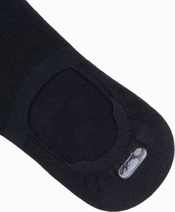 Ombre Skarpety męskie stopki 4-pak - szaro-czarne OM-SOSS-0104 one size 4