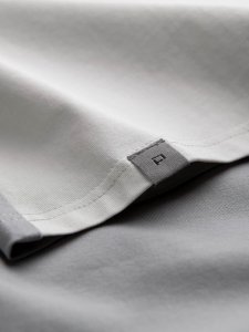 Ombre T-shirt męski z elastanem z kolorowymi rękawami - szary V4 OM-TSCT-0176 S 7