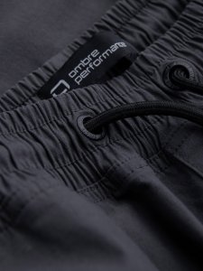 Ombre Męskie spodnie JOGGERY z odstającymi i zapinanymi kieszeniami cargo - grafitowe V6 OM-PAJO-0135 XL 7