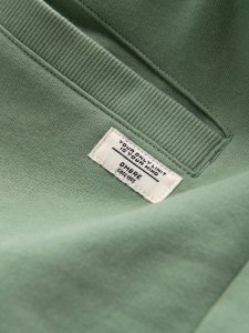 Ombre Męskie spodenki dzianinowe ze ściągaczem i kieszeniami - zielone V3 OM-SRBS-0139 L 5