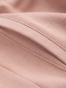 Ombre Męskie dzianinowe spodenki ze ściągaczem i kieszeniami - pudroworóżowe V11 OM-SRBS-0139 XL 6