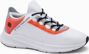 Ombre Męskie sneakersy z neonowymi wstawkami  białe V1 OM-FOKS-0118 40 3