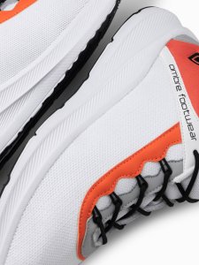 Ombre Męskie sneakersy z neonowymi wstawkami  białe V1 OM-FOKS-0118 40 4