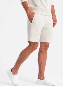 Ombre Komplet męski dresowy bluza + szorty  popielaty V1 Z77 XL 5