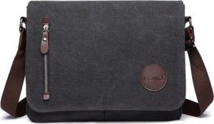 Kono Torba Vintage Męska z Płótna Grafit Karston 2