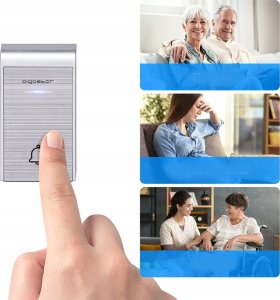 Aigostar  Dzwonek Do Drzwi Bezprzewodowy 2 Odbiorniki 150M 8