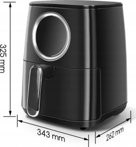 Frytkownica beztłuszczowa Aigostar  Frytkownica Beztłuszczowa Air Fryer 4.2L Moc 1400W Okno Podglądowe 2
