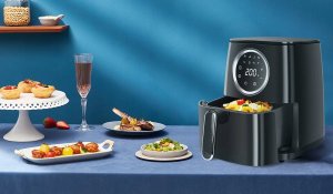 Frytkownica beztłuszczowa Aigostar  Frytkownica Beztłuszczowa Air Fryer 4.2L Moc 1400W Okno Podglądowe 4