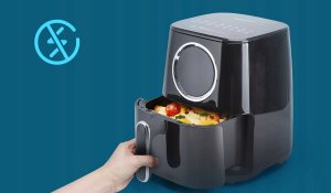 Frytkownica beztłuszczowa Aigostar  Frytkownica Beztłuszczowa Air Fryer 4.2L Moc 1400W Okno Podglądowe 9