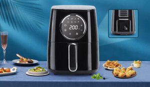 Frytkownica beztłuszczowa Aigostar  Frytkownica Beztłuszczowa Air Fryer 4.2L Moc 1400W Okno Podglądowe 10