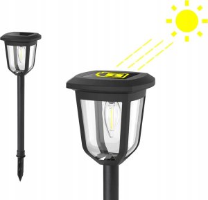 Aigostar  2X Lampa Led Solarna Wbijana Zewnętrzna 55Cm 0,3W 5