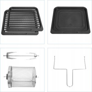 Frytkownica beztłuszczowa Aigostar  Frytkownica Beztłuszczowa Piekarnik Rożen Aigostar 12L Panel Dotykowy Led 2