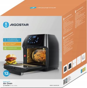 Frytkownica beztłuszczowa Aigostar  Frytkownica Beztłuszczowa Piekarnik Rożen Aigostar 12L Panel Dotykowy Led 3