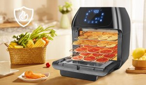 Frytkownica beztłuszczowa Aigostar  Frytkownica Beztłuszczowa Piekarnik Rożen Aigostar 12L Panel Dotykowy Led 7