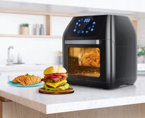 Frytkownica beztłuszczowa Aigostar  Frytkownica Beztłuszczowa Piekarnik Rożen Aigostar 12L Panel Dotykowy Led 10