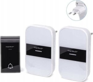 Aigostar  Dzwonek Bezprzewodowy 1-Przycisk 2-Odbiorniki 230V 2