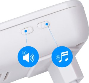 Aigostar  Dzwonek Bezprzewodowy 1-Przycisk 2-Odbiorniki 230V 7