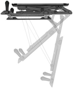 Techly Uchwyt sufitowy elektryczny Techly 32"-70", 35kg składany 3