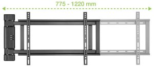 Techly Uchwyt ścienny 368697 32'' - 75'' 4