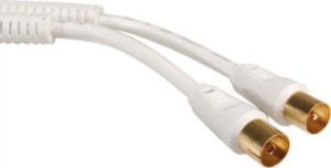 Triton Kabel antenowy TV 100dB M/F, biały, 2,0 m 1