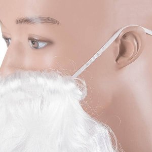 Springos Broda Świętego Mikołaja siwa 50 cm UNIWERSALNY 4